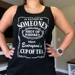 Black jack Daniels tank top